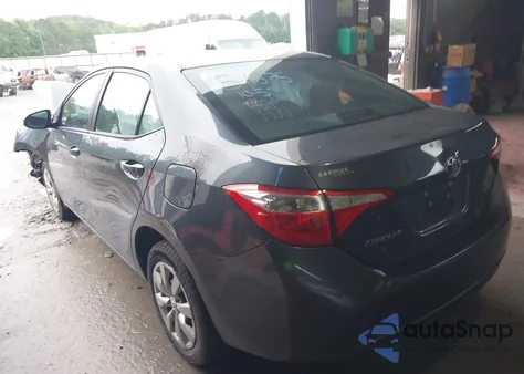 2014 Toyota Corolla Le from USA, damaged, VIN 2T1BURHE5EC166593